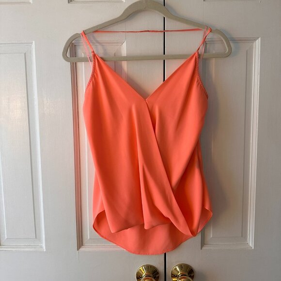 Decker Tops - Decker Hot Pink Cross Halter Top - Size Large